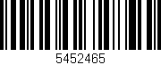 Código de barras (EAN, GTIN, SKU, ISBN): '5452465'