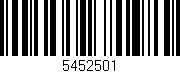 Código de barras (EAN, GTIN, SKU, ISBN): '5452501'