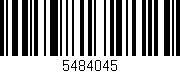 Código de barras (EAN, GTIN, SKU, ISBN): '5484045'