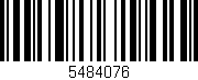 Código de barras (EAN, GTIN, SKU, ISBN): '5484076'