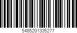 Código de barras (EAN, GTIN, SKU, ISBN): '5485201335277'