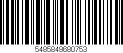 Código de barras (EAN, GTIN, SKU, ISBN): '5485849680753'