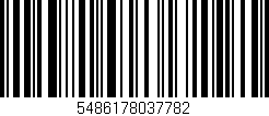 Código de barras (EAN, GTIN, SKU, ISBN): '5486178037782'