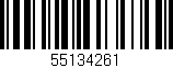 Código de barras (EAN, GTIN, SKU, ISBN): '55134261'