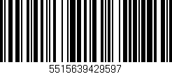 Código de barras (EAN, GTIN, SKU, ISBN): '5515639429597'