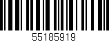 Código de barras (EAN, GTIN, SKU, ISBN): '55185919'
