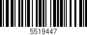 Código de barras (EAN, GTIN, SKU, ISBN): '5519447'