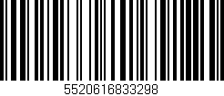 Código de barras (EAN, GTIN, SKU, ISBN): '5520616833298'