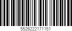 Código de barras (EAN, GTIN, SKU, ISBN): '5526222171151'