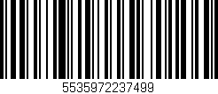 Código de barras (EAN, GTIN, SKU, ISBN): '5535972237499'