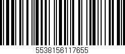 Código de barras (EAN, GTIN, SKU, ISBN): '5538156117655'