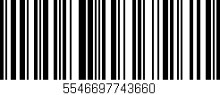 Código de barras (EAN, GTIN, SKU, ISBN): '5546697743660'