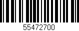 Código de barras (EAN, GTIN, SKU, ISBN): '55472700'