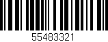 Código de barras (EAN, GTIN, SKU, ISBN): '55483321'