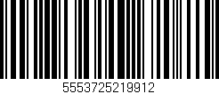 Código de barras (EAN, GTIN, SKU, ISBN): '5553725219912'