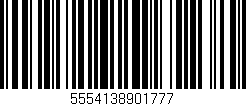 Código de barras (EAN, GTIN, SKU, ISBN): '5554138901777'
