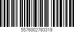 Código de barras (EAN, GTIN, SKU, ISBN): '5576002783319'