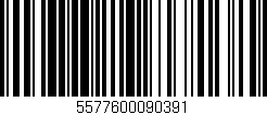 Código de barras (EAN, GTIN, SKU, ISBN): '5577600090391'