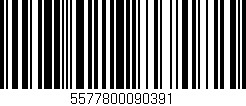 Código de barras (EAN, GTIN, SKU, ISBN): '5577800090391'