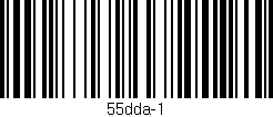 Código de barras (EAN, GTIN, SKU, ISBN): '55dda-1'