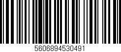 Código de barras (EAN, GTIN, SKU, ISBN): '5606894530491'