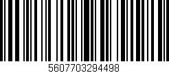 Código de barras (EAN, GTIN, SKU, ISBN): '5607703294498'