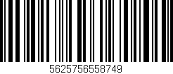 Código de barras (EAN, GTIN, SKU, ISBN): '5625756558749'