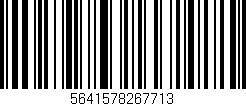 Código de barras (EAN, GTIN, SKU, ISBN): '5641578267713'