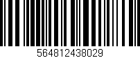 Código de barras (EAN, GTIN, SKU, ISBN): '564812438029'