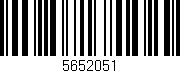 Código de barras (EAN, GTIN, SKU, ISBN): '5652051'