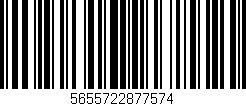 Código de barras (EAN, GTIN, SKU, ISBN): '5655722877574'