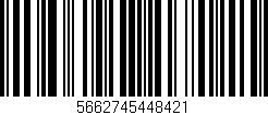 Código de barras (EAN, GTIN, SKU, ISBN): '5662745448421'