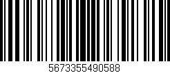 Código de barras (EAN, GTIN, SKU, ISBN): '5673355490588'