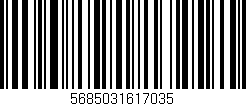 Código de barras (EAN, GTIN, SKU, ISBN): '5685031617035'