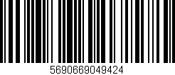 Código de barras (EAN, GTIN, SKU, ISBN): '5690669049424'