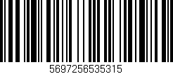 Código de barras (EAN, GTIN, SKU, ISBN): '5697256535315'