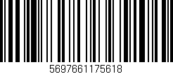 Código de barras (EAN, GTIN, SKU, ISBN): '5697661175618'