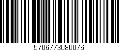 Código de barras (EAN, GTIN, SKU, ISBN): '5706773080076'