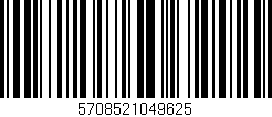 Código de barras (EAN, GTIN, SKU, ISBN): '5708521049625'