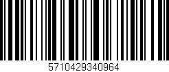 Código de barras (EAN, GTIN, SKU, ISBN): '5710429340964'