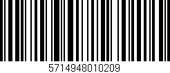 Código de barras (EAN, GTIN, SKU, ISBN): '5714948010209'