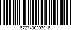 Código de barras (EAN, GTIN, SKU, ISBN): '5727490887816'