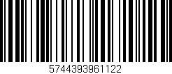 Código de barras (EAN, GTIN, SKU, ISBN): '5744393961122'