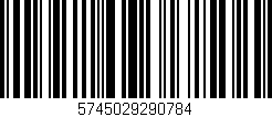 Código de barras (EAN, GTIN, SKU, ISBN): '5745029290784'