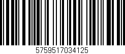 Código de barras (EAN, GTIN, SKU, ISBN): '5759517034125'