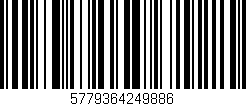 Código de barras (EAN, GTIN, SKU, ISBN): '5779364249886'
