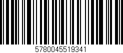 Código de barras (EAN, GTIN, SKU, ISBN): '5780045519341'