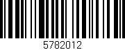 Código de barras (EAN, GTIN, SKU, ISBN): '5782012'