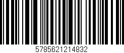 Código de barras (EAN, GTIN, SKU, ISBN): '5785621214832'