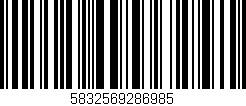 Código de barras (EAN, GTIN, SKU, ISBN): '5832569286985'